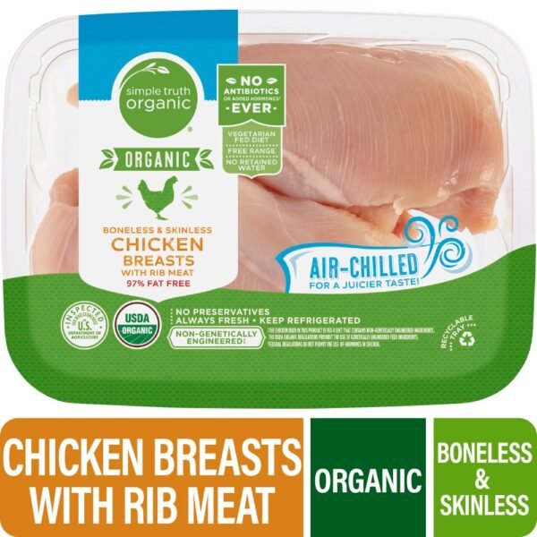 Simple Truth Organic® Boneless & Skinless Fresh Organic Chicken Breasts