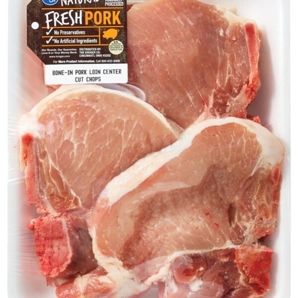 Kroger® Bone-In Pork Loin Center Cut Chop