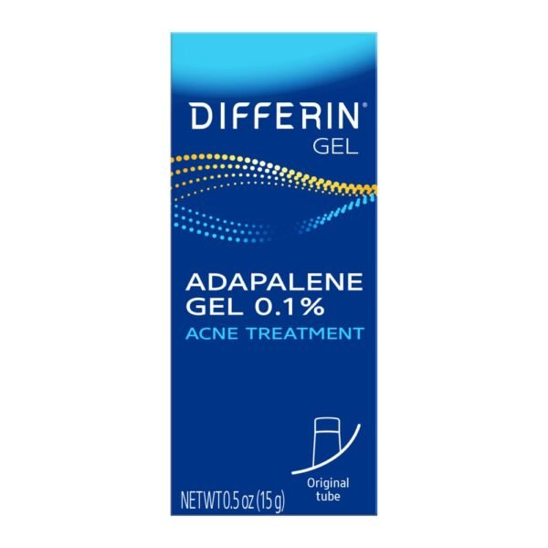Differin 0.1% Adapalene Acne Treatment Gel, Retinoid Treatment for Face