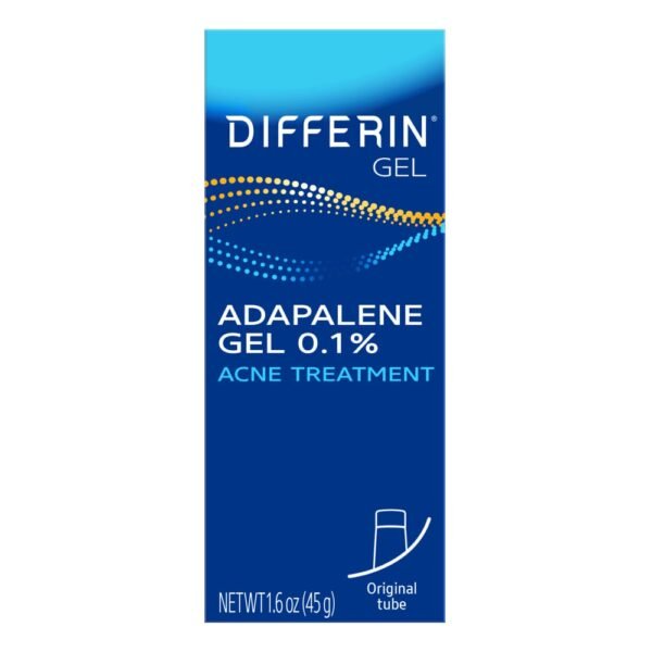 Differin 0.1% Adapalene Acne Treatment Gel, Retinoid Treatment for Face