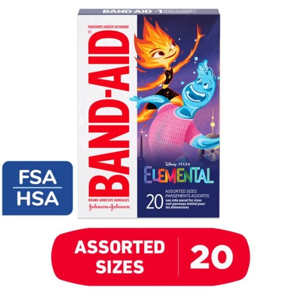 BAND-AID Brand For Kids Disney's Elemental Assorted Sizes Bandages