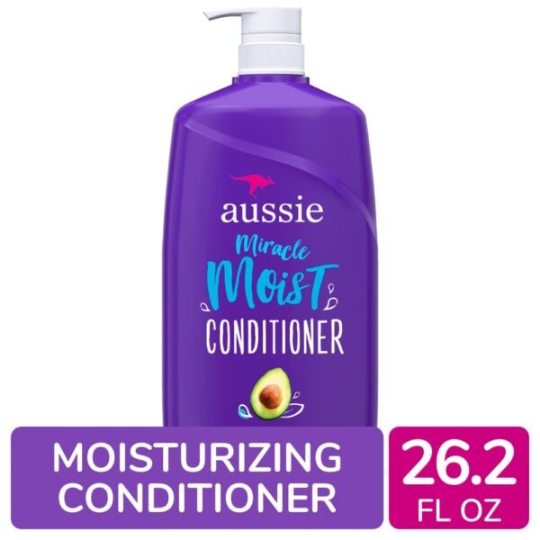 Aussie Miracle Moist Conditioner with Avocado Oil Paraben Free