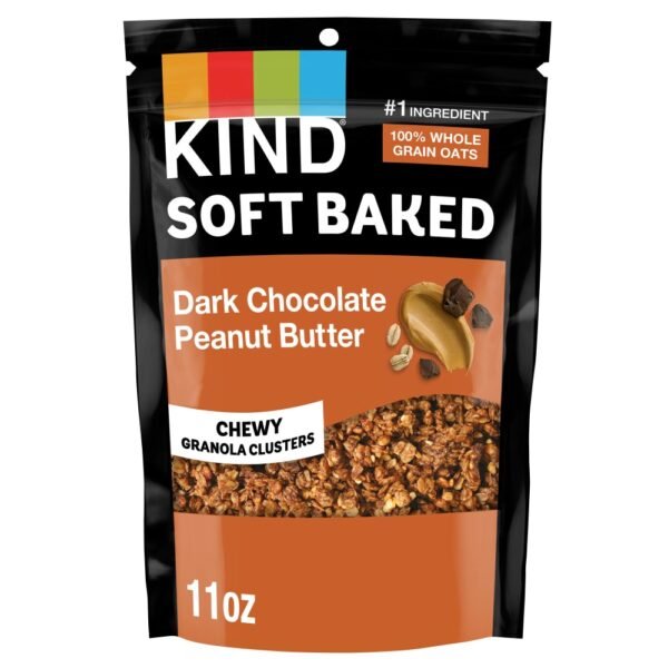 KIND Soft Baked Dark Chocolate Peanut Butter Granola
