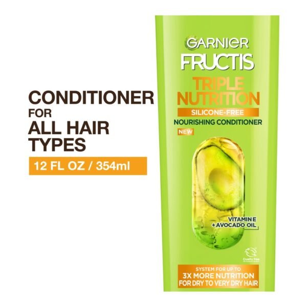 Garnier Fructis Triple Nutrition Nourishing Conditioner for Dry to Very Dry Hair
