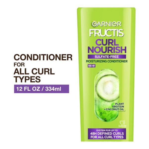 Garnier Fructis Curl Nourish Moisturizing Conditioner Sulfate Free for All Curl Types
