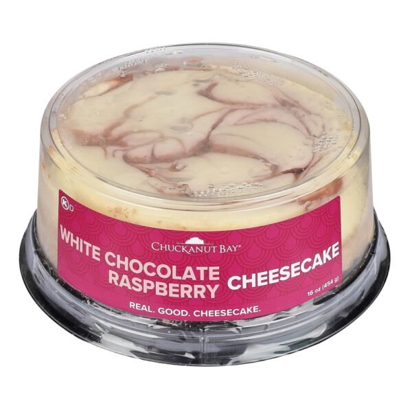 Chuckanut Bay Foods White Chocolate Raspberry Cheesecake