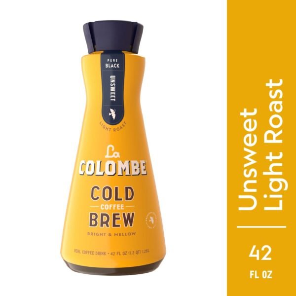 La Colombe Unsweet Light Roast Pure Black Cold Brew Iced Coffee Carton