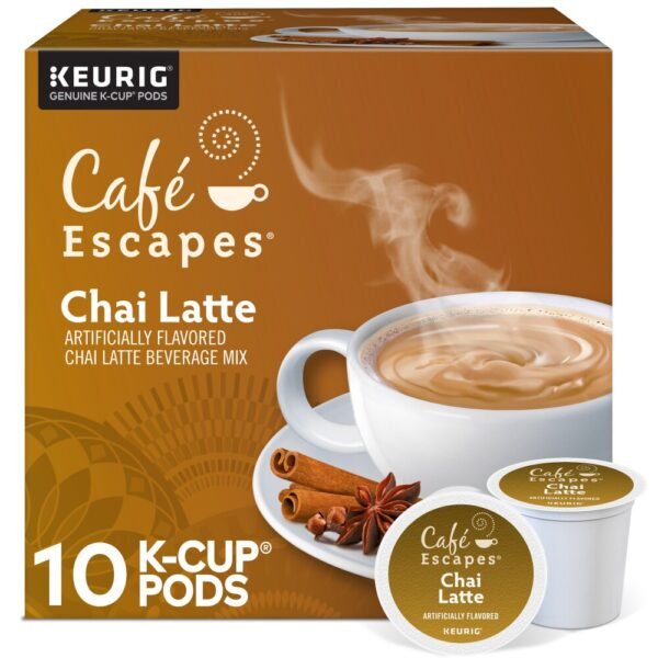 Cafe Escapes® Chai Latte K-Cup Coffee Pods