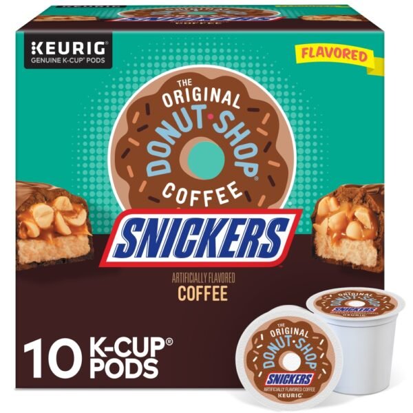 The Original Donut Shop Snickers Light Roast K-Cup Coffee Pods