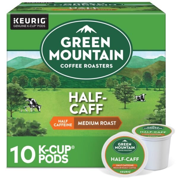 Green Mountain Coffee Roasters Half Caff Medium Roast K-Cup® Coffee Pods