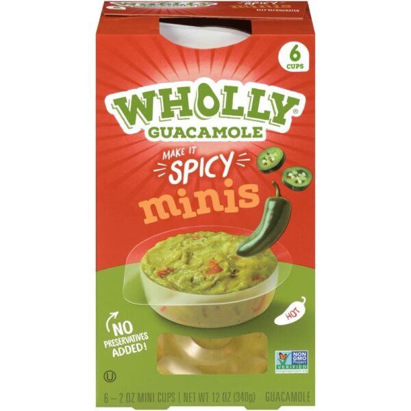 Wholly Guacamole Spicy Hot Guacamole Minis