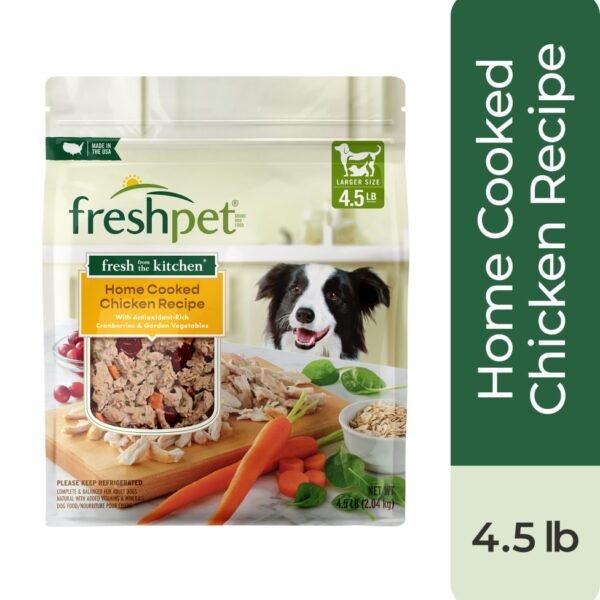 Freshpet Larger Size Home Cooked Chicken Recipe Dog Food