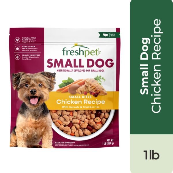Freshpet Bite Size Small Dog Chicken Recipe Dog Food