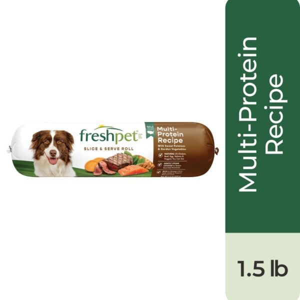 Freshpet Slice & Serve Roll Multi-Protein Recipe with Sweet Potatoes & Garden Vegetables Dog Food