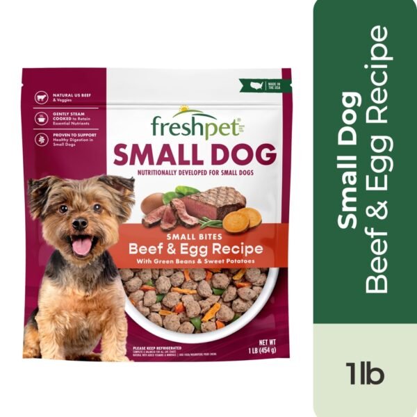 Freshpet Select Small Dog Bite-Size Beef & Egg Recipe Dog Food