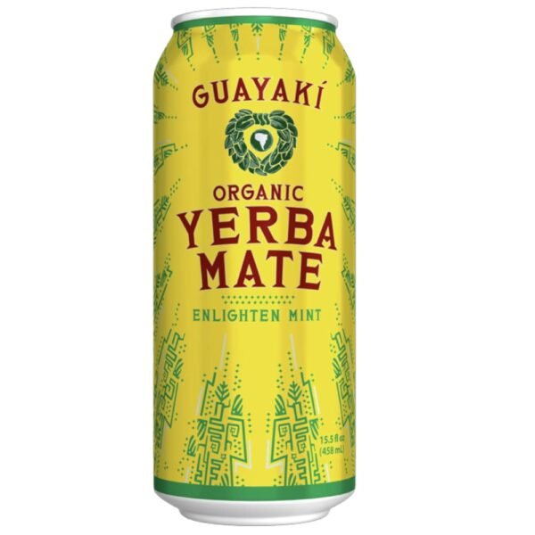 Guayaki Yerba Mate Organic Enlighten Mint Energy Drink
