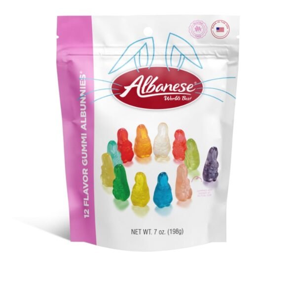 Albanese® Fruit Flavored Gummi Albunnies Gummy Candy Bag