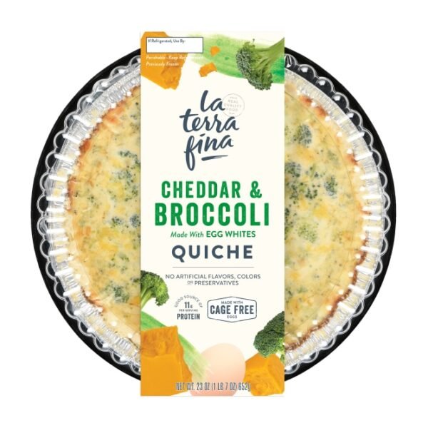 La Terra Fina® Cheddar & Broccoli Breakfast Quiche