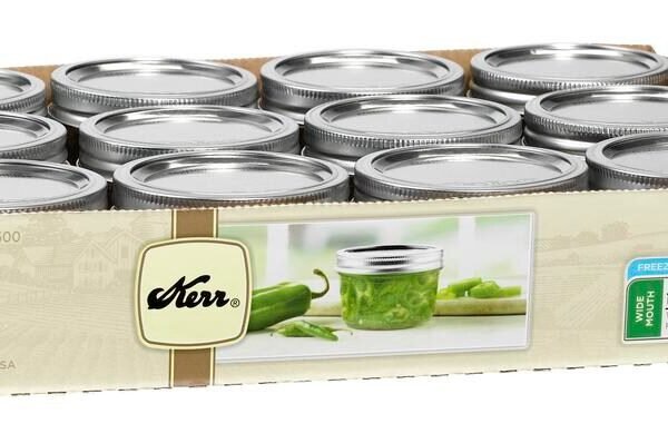 Kerr® Wide Mouth Half Pint Jars