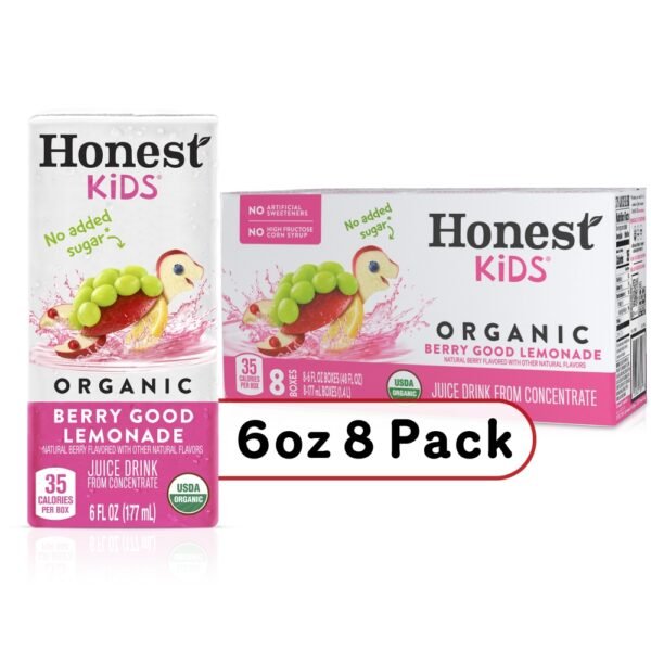 Honest Kids Berry Berry Good Lemonade Organic Fruit Juice