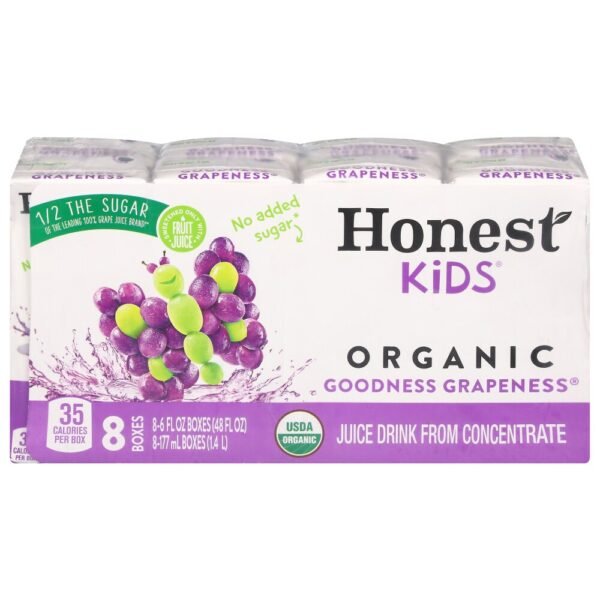 Honest Kids® Organic Goodness Grapeness® Juice Cartons