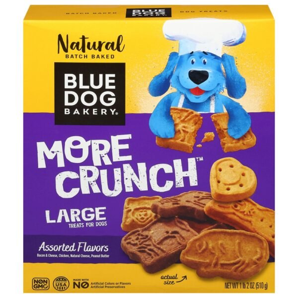 Blue Dog Bakery® More Crunch™ Assorted Flavors Large Dog Treats