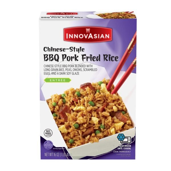 InnovAsian Chinese-Style BBQ Pork Fried Rice Meal, Frozen