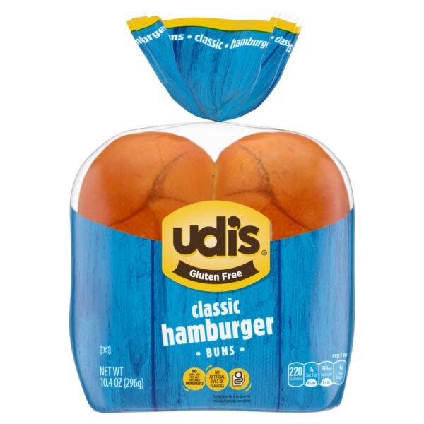 Udi's Gluten Free Frozen Classic Hamburger Buns