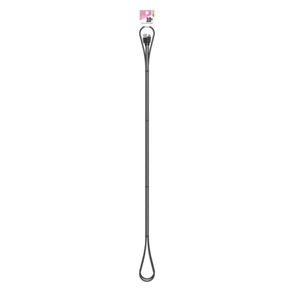 CELLCandy 8 Pin Braided Charge and Sync Cable - Black