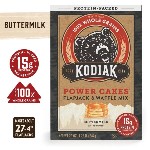 Kodiak® Power Cakes® Buttermilk Flapjack and Waffle Mix