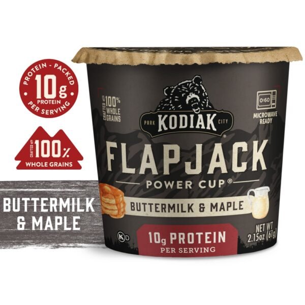 Kodiak® Protein-Packed Buttermilk and Maple Flapjack Power Cup®