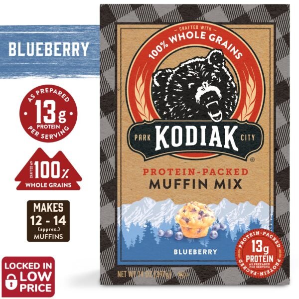 Kodiak® Protein-Packed Blueberry Muffin Mix