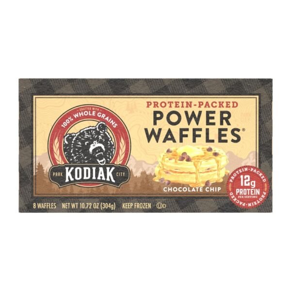 Kodiak® Protein-Packed Chocolate Chip Frozen Power Waffles®