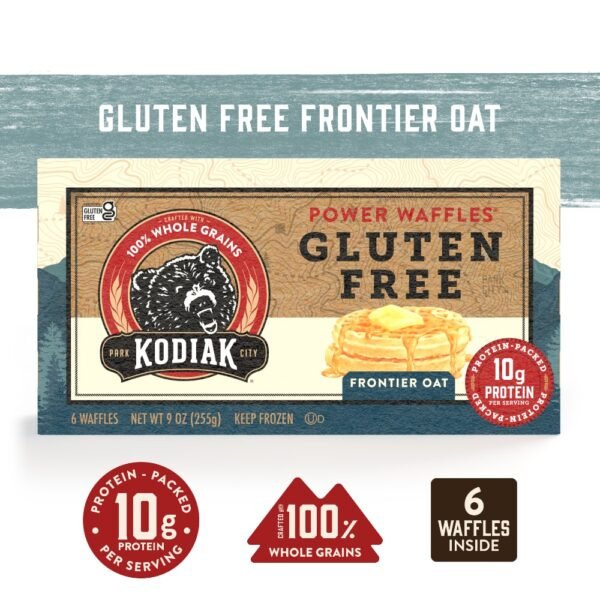 Kodiak® Protein-Packed Gluten-Free Frontier Oat Frozen Power Waffles®