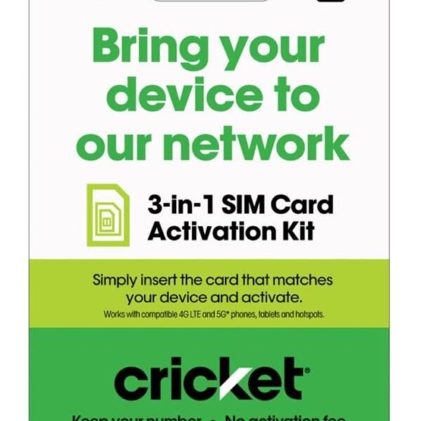 Cricket Wireless SIM Card Kit