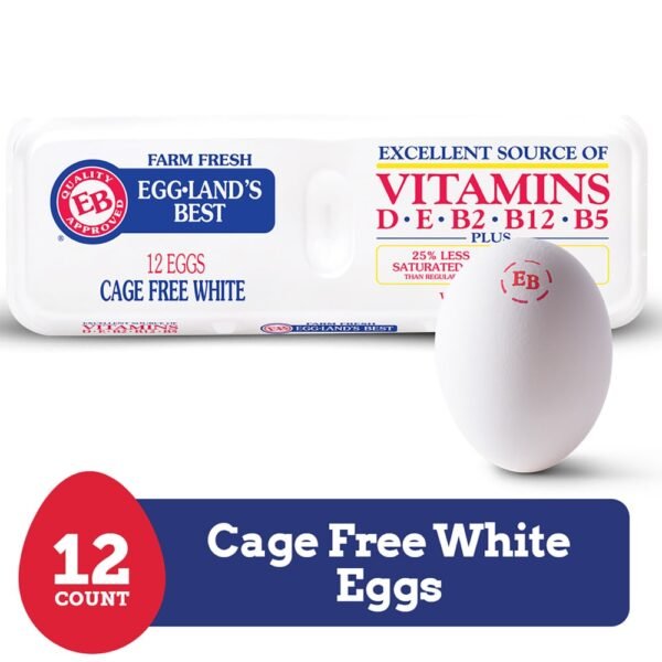 Eggland's Best Cage Free Extra Large White Eggs, 12 count