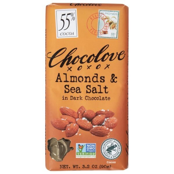 Chocolove® Almonds & Sea Salt Dark Chocolate Candy Bar