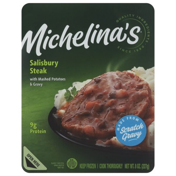 Michelina's® Salisbury Steak with Mashed Potatoes & Gravy Frozen Meal