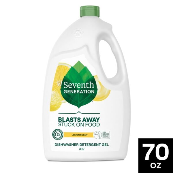 Seventh Generation Lemon Scent Dishwasher Detergent Gel