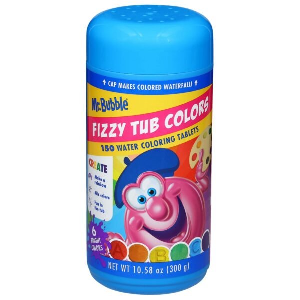 Mr. Bubble® Fizzy Tub Water Coloring Tablets