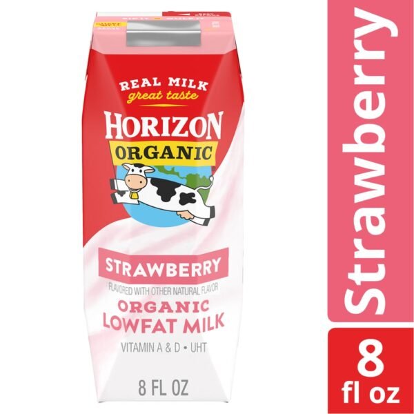 Horizon Organic 1% Lowfat Strawberry Milk