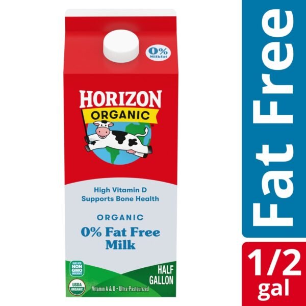 Horizon Organic Fat Free Milk Half Gallon