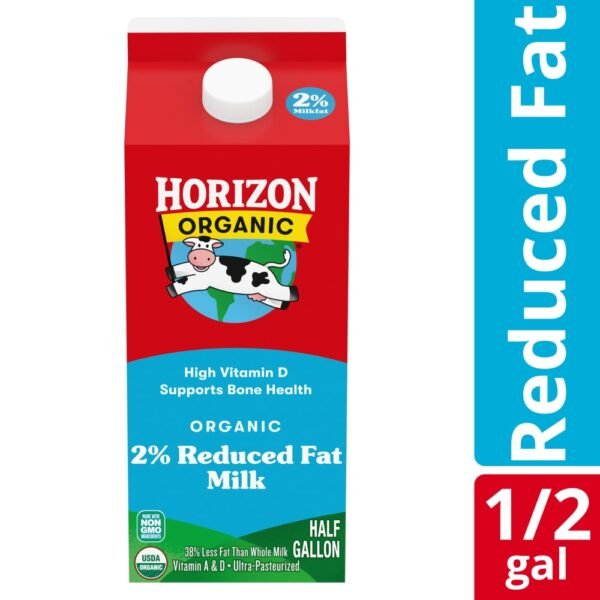 Horizon Organic 2% Reduced Fat Milk Half Gallon
