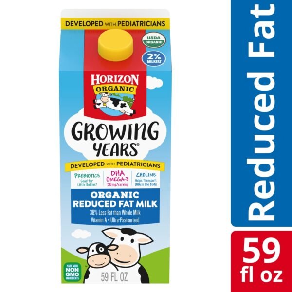 Horizon Organic Growing Years 2% Reduced Fat Milk