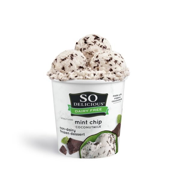 So Delicious Dairy Free Mint Chip Coconut Milk Frozen Dessert Carton