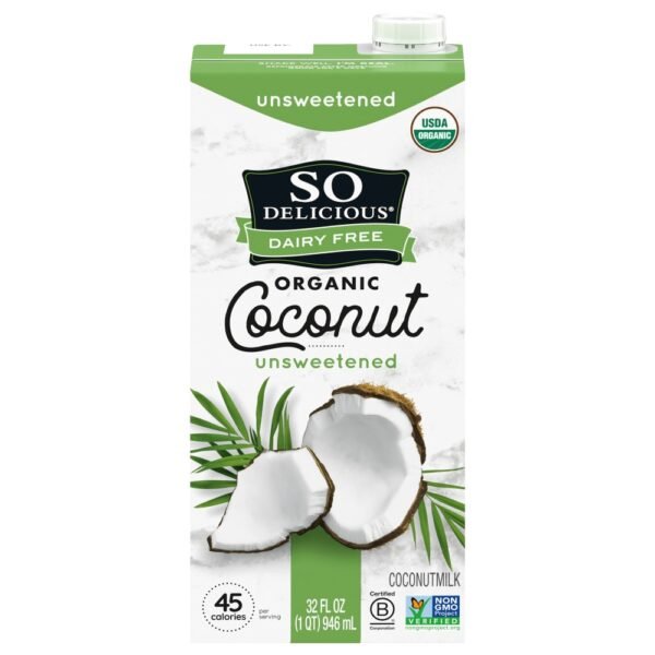 SO Delicious® Dairy Free Organic Unsweetened Coconut Milk
