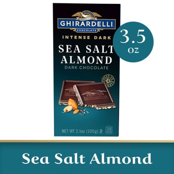 Ghirardelli® Intense Dark Sea Salt Almond Dark Chocolate Bar