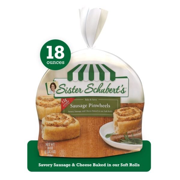 Sister Schubert's Sausage Pinwheels Frozen Bread