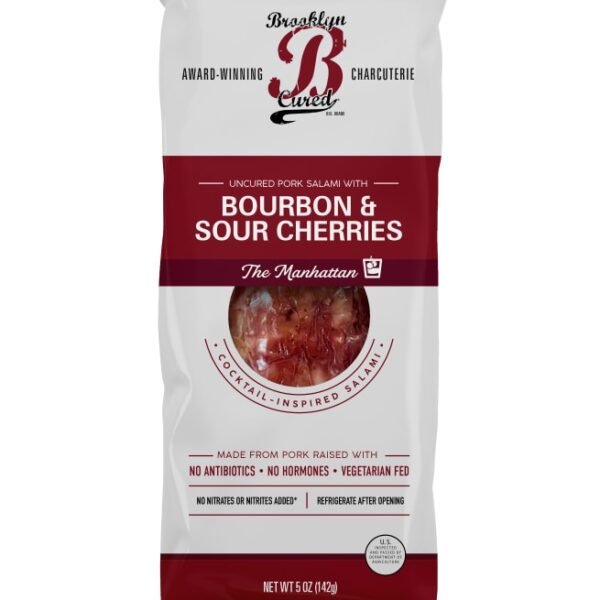 Brooklyn Cured® Uncured Pork Salami with Bourbon and Sour Cherries
