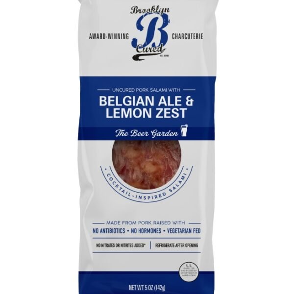 Brooklyn Cured® Uncured Pork Salami with Belgian Ale and Lemon Zest